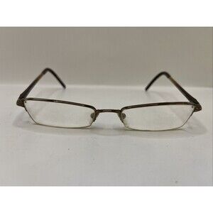 Mitani Eyeglasses Titanium ME-63 1.CHO Frames Only Brown 51-18-142*READ*